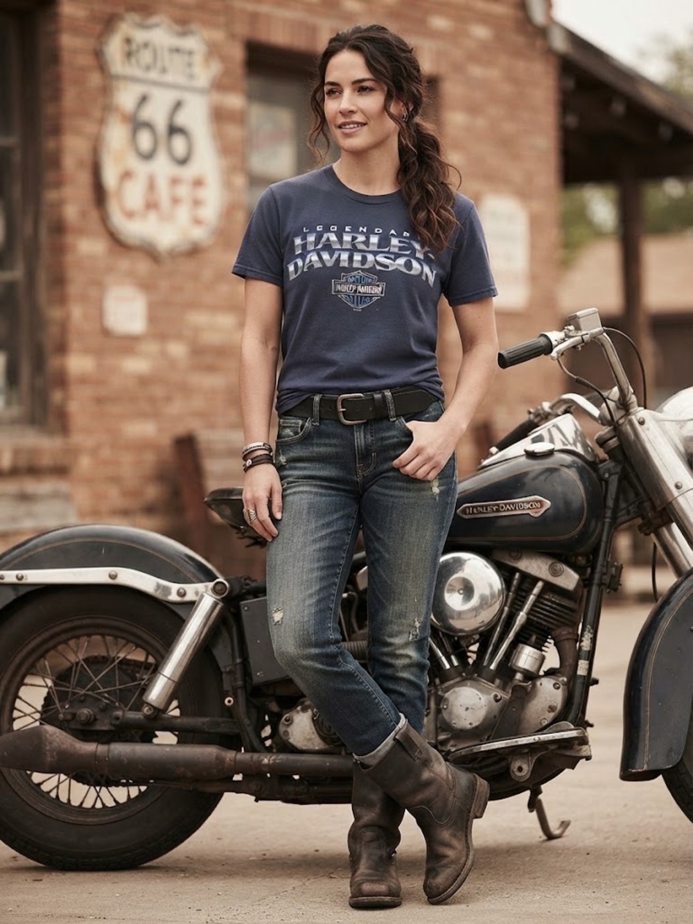 Harley-Davidson Legendary Motorcycles Graphic T-Shirt Collectible Omaha Nebraska